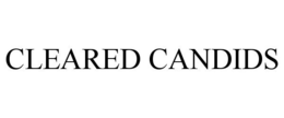 CLEARED CANDIDS trademark