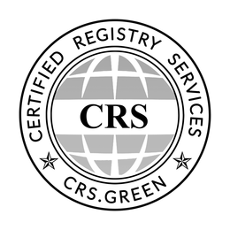 CRS CERTIFIED REGISTRY SERVICES CRS.GREEN trademark