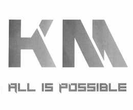KM ALL IS POSSIBLE trademark