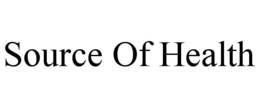 SOURCE OF HEALTH trademark