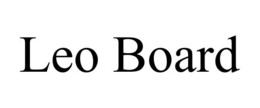 LEO BOARD trademark