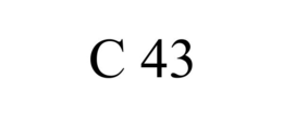 C 43 trademark