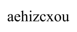 AEHIZCXOU trademark