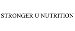STRONGER U NUTRITION trademark