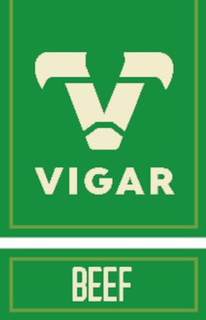 V VIGAR BEEF trademark