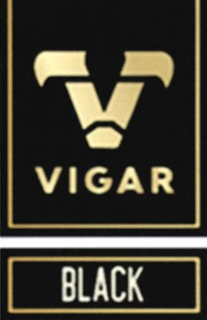 V VIGAR BLACK trademark