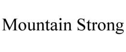 MOUNTAIN STRONG trademark