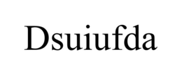 DSUIUFDA trademark