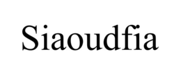 SIAOUDFIA trademark