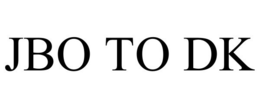 JBO TO DK trademark