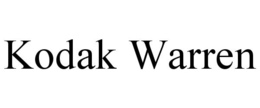 KODAK WARREN trademark