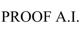 PROOF A.I. trademark