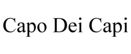CAPO DEI CAPI trademark
