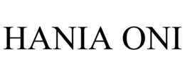 HANIA ONI trademark