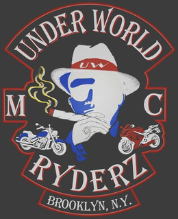 UW UNDERWORLD RYDERZ  MC BROOKLYN, N.Y. trademark