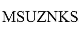 MSUZNKS trademark