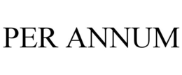 PER ANNUM trademark