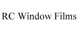 RC WINDOW FILMS trademark