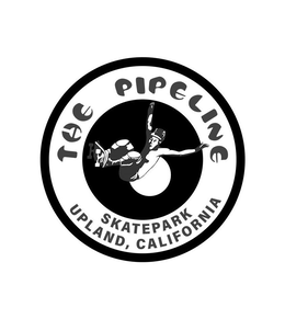 THE PIPELINE SKATEPARK UPLAND, CALIFORNIA trademark