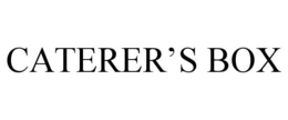 CATERER'S BOX trademark