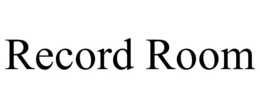RECORD ROOM trademark