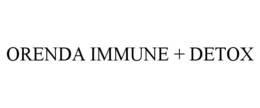 ORENDA IMMUNE + DETOX trademark