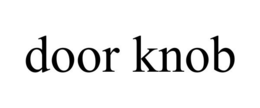 DOOR KNOB trademark