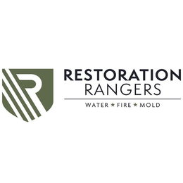 R RESTORATION RANGERS WATER FIRE MOLD trademark