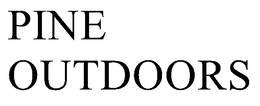 PINE OUTDOORS trademark