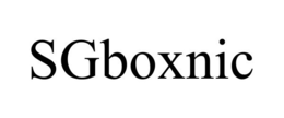 SGBOXNIC trademark