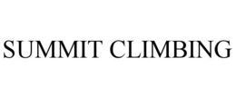 SUMMIT CLIMBING trademark