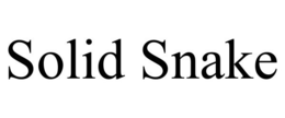 SOLID SNAKE trademark