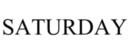 SATURDAY trademark