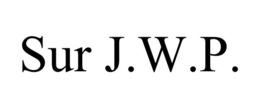 SUR J.W.P. trademark