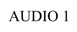AUDIO 1 trademark