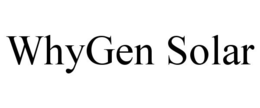 WHYGEN SOLAR trademark