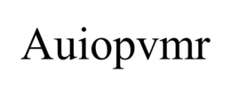 AUIOPVMR trademark