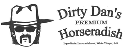 DIRTY DAN'S PREMIUM HORSERADISH INGREDIENTS: HORSERADISH ROOT, WHITE VINEGAR, SALT trademark