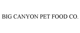 BIG CANYON PET FOOD CO. trademark