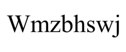 WMZBHSWJ trademark