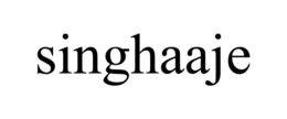 SINGHAAJE trademark