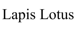 LAPIS LOTUS trademark