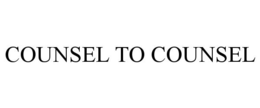COUNSEL TO COUNSEL trademark
