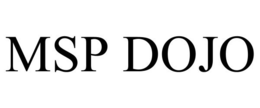 MSP DOJO trademark