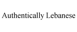 AUTHENTICALLY LEBANESE trademark