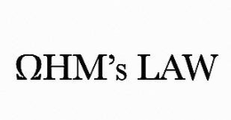 HM'S LAW trademark
