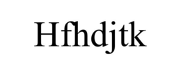 HFHDJTK trademark