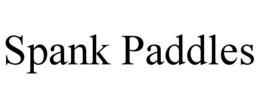 SPANK PADDLES trademark