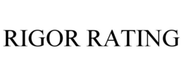 RIGOR RATING trademark