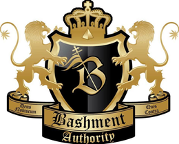 B BASHMENT AUTHORITY DEUS NOBISCUM QUIS CONTRA trademark